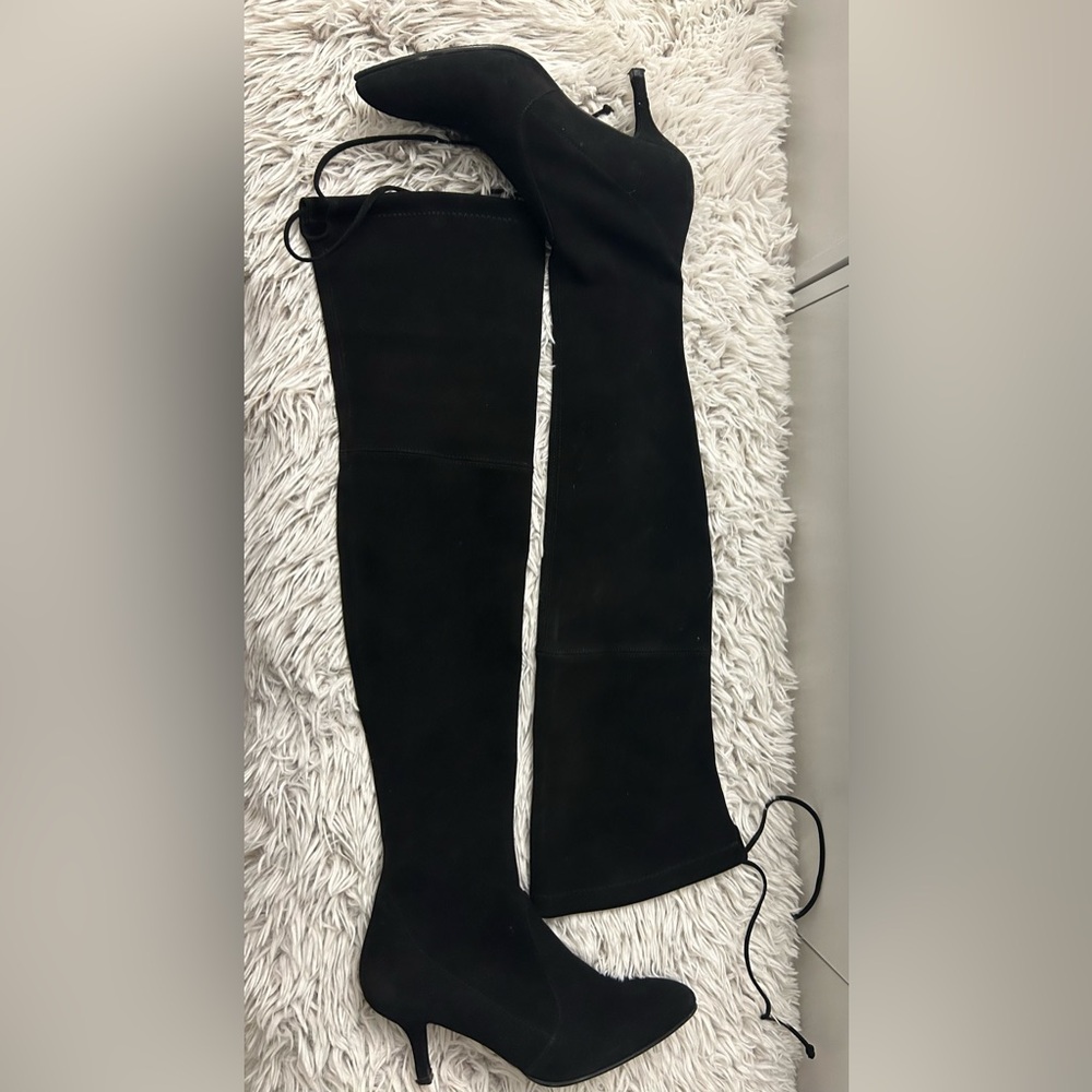 Stuart Weitzman suede over the knee boots